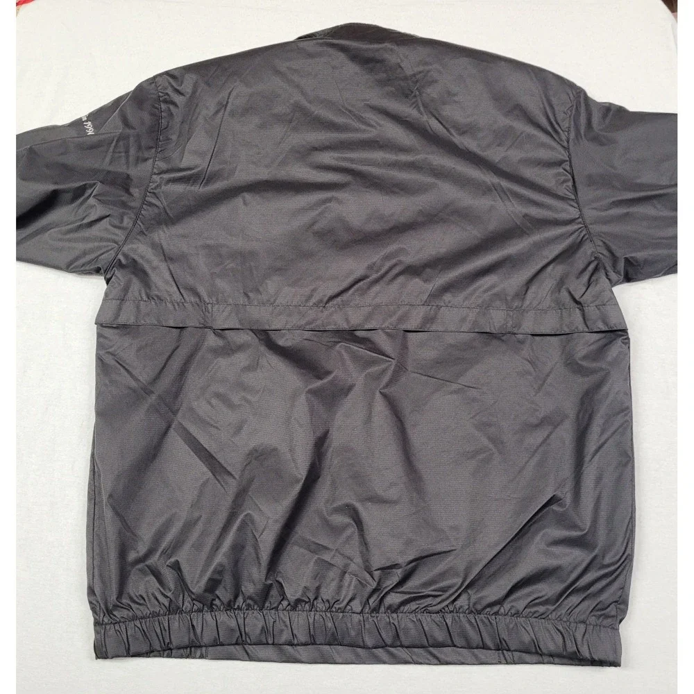 North End Quarter Zip Pullover Long Sleeve Black Windbreaker Jacket Men's Size S - Picture 4 of 9